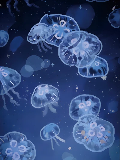 Blue Jellyfish
