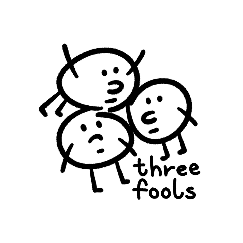 three fools logo